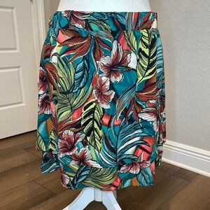 LOFT tropical skirt nwot